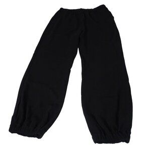 Karen Kane Black Elastic Waist Pull-on Jogger Dress Pants Women Size M Pockets